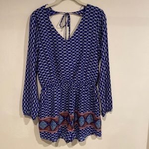 Patterned Romper